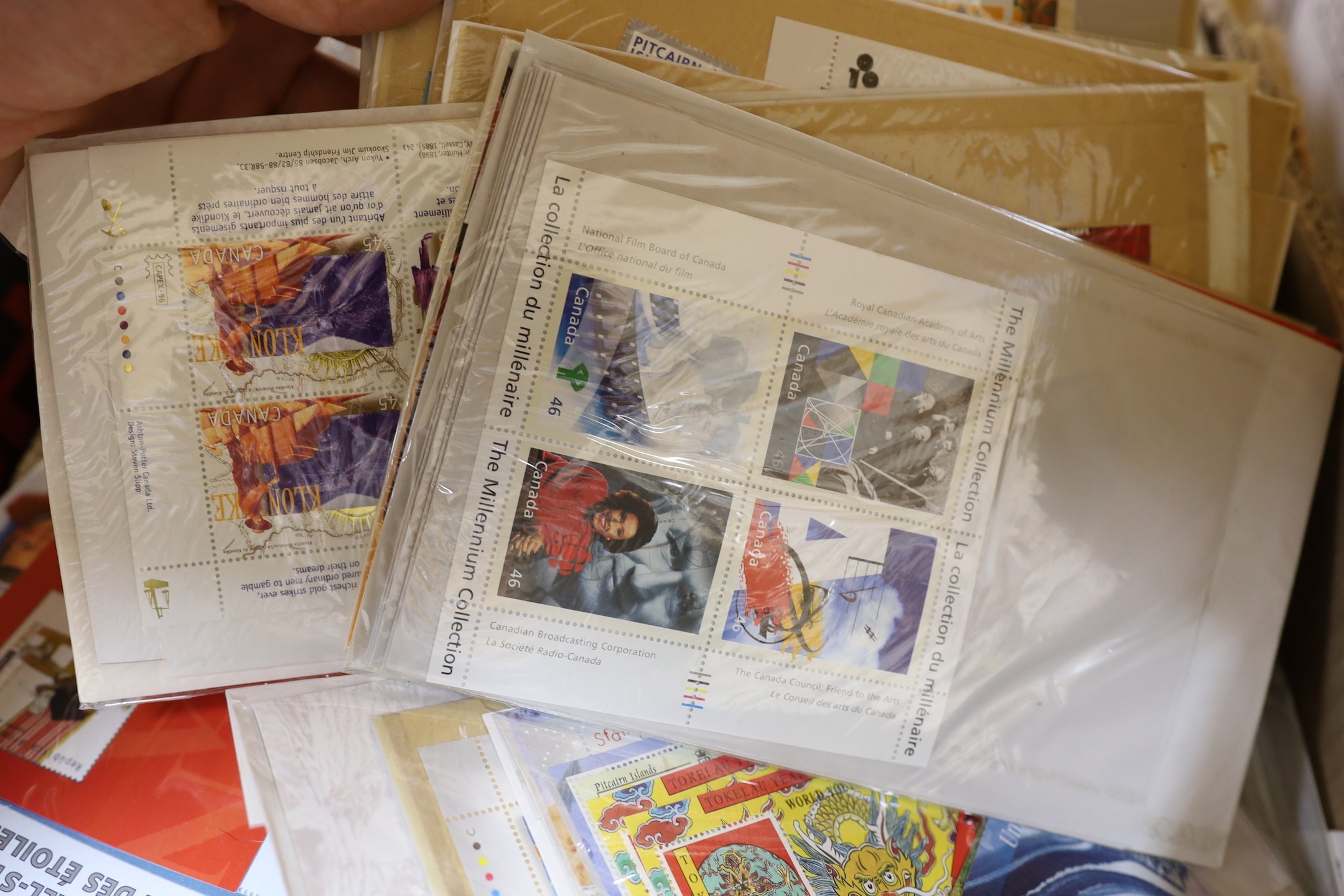 A quantity of stamps in albums, to include New Zealand etc.